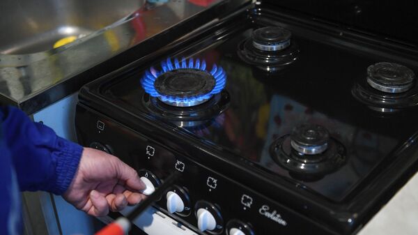 Специалист проводит техническое обслуживание внутриквартирного газового оборудования Специалист проводит техническое обслуживание внутриквартирного газового оборудования