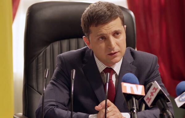 Владимир Зеленский в фильме Слуга народа Владимир Зеленский в фильме Слуга народа