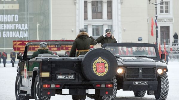 Парад в честь 75-летия снятия блокады Ленинграда Парад в честь 75-летия снятия блокады Ленинграда