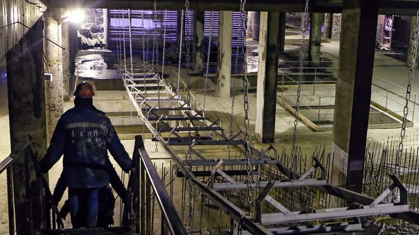 Строительство станции метро Новокрестовская в Санкт-Петербурге Строительство станции метро Новокрестовская в Санкт-Петербурге