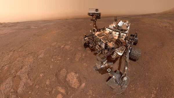 Селфи марсохода Curiosity на хребте имени Веры Рубин на Марсе. 28 января 2019 года Селфи марсохода Curiosity на хребте имени Веры Рубин на Марсе. 28 января 2019 года