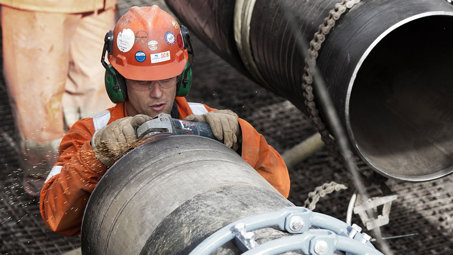Подготовка к строительству газопровода Baltic Pipe Подготовка к строительству газопровода Baltic Pipe - РИА Новости, 1920, 23.09.2020