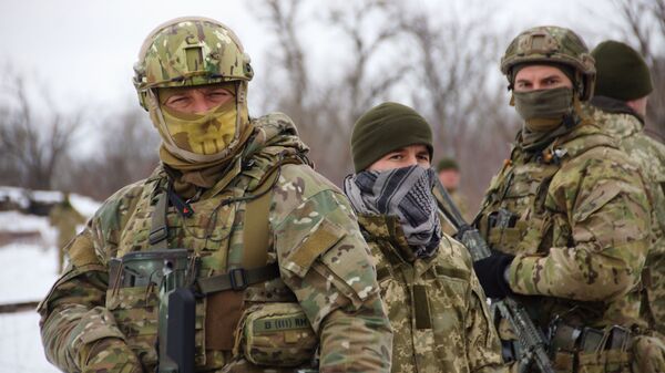 Украинские военнослужащие Украинские военнослужащие