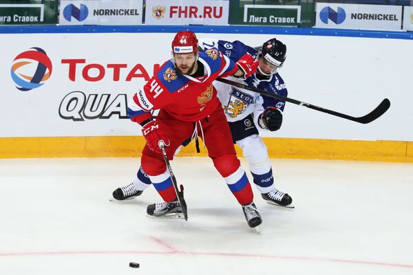 Хоккей. Еврохоккейтур. Матч Россия - Финляндия Хоккей. Еврохоккейтур. Матч Россия - Финляндия