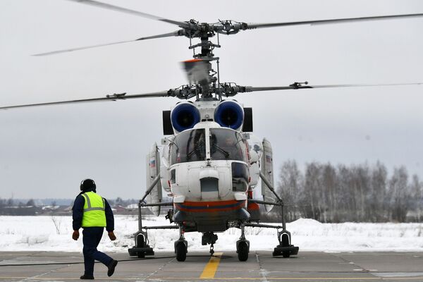 Вертолет Камов Ка-32А/АО в Московском авиационном центре Вертолет Камов Ка-32А/АО в Московском авиационном центре