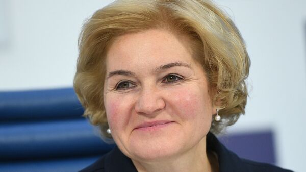 Заместитель председателя правительства РФ Ольга Голодец на пресс-конференции, посвященной подготовке Красноярска к зимней универсиаде - 2019. 12 февраля 2019 Заместитель председателя правительства РФ Ольга Голодец на пресс-конференции, посвященной подготовке Красноярска к зимней универсиаде - 2019. 12 февраля 2019