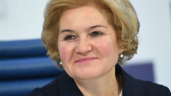 Заместитель председателя правительства РФ Ольга Голодец на пресс-конференции, посвященной подготовке Красноярска к зимней универсиаде - 2019. 12 февраля 2019 Заместитель председателя правительства РФ Ольга Голодец на пресс-конференции, посвященной подготовке Красноярска к зимней универсиаде - 2019. 12 февраля 2019
