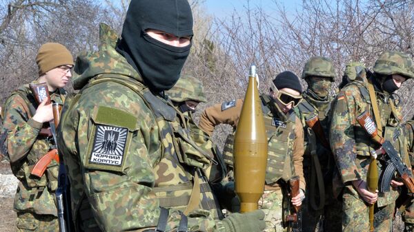 Бойцы батальона Азов Бойцы батальона Азов