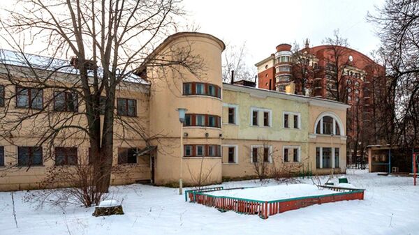 Детский сад со слониками в московском районе Щукино. Детский сад со слониками в московском районе Щукино.