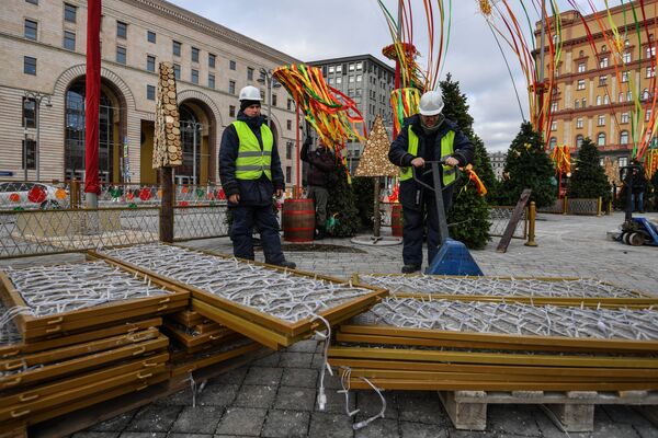 Украшение Москвы к Масленице Украшение Москвы к Масленице