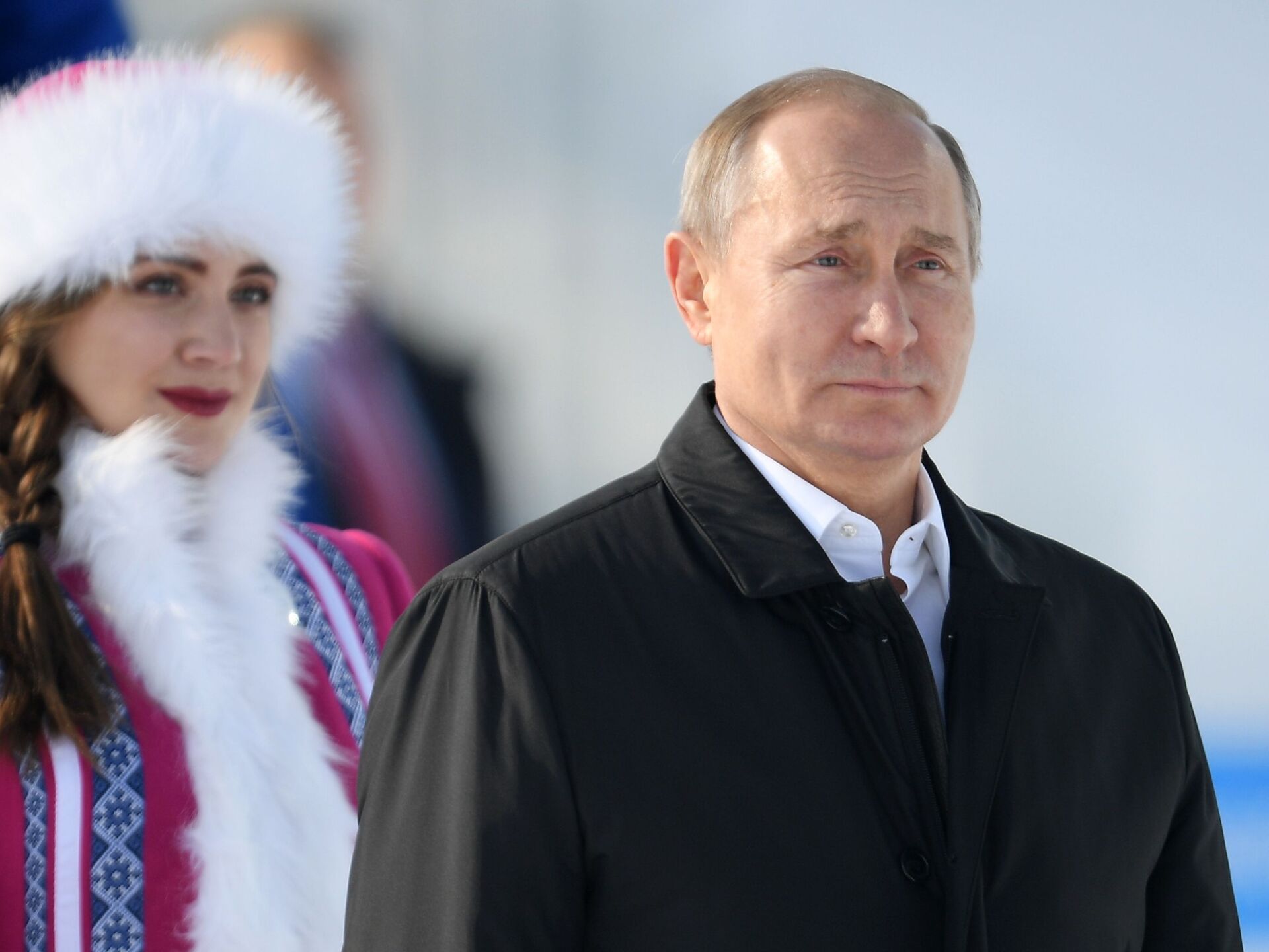 Путин в шапке