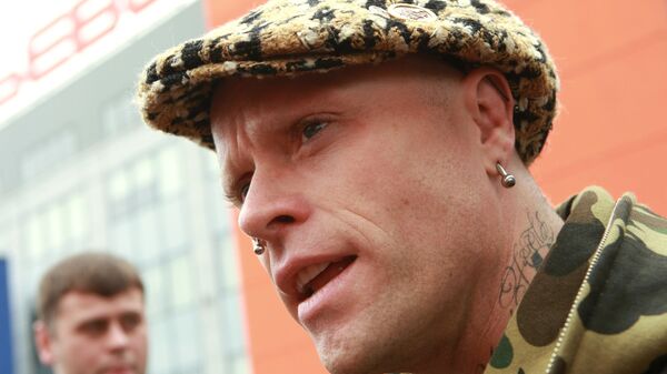 Участник группы The Prodigy, танцор, вокалист Кейт Флинт Участник группы The Prodigy, танцор, вокалист Кейт Флинт