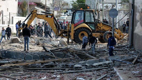 Последствия ударов Израиля по сектору Газа. Архивное фото