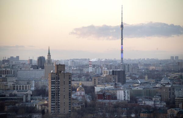 Останкинская телебашня в Москве