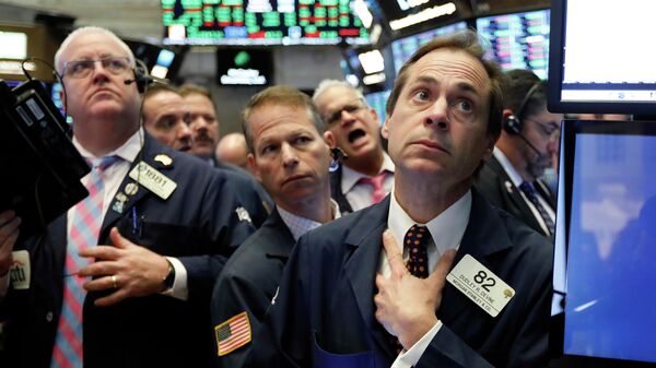 Трейдеры на Нью-Йоркской фондовой бирже