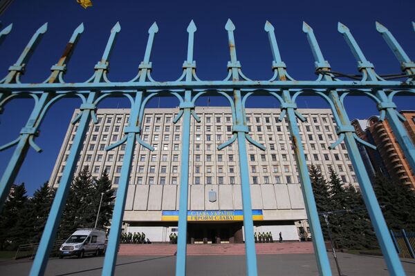 Здание ЦИК Украины в Киеве во время президентских выборов президента Украины Здание ЦИК Украины в Киеве во время президентских выборов президента Украины