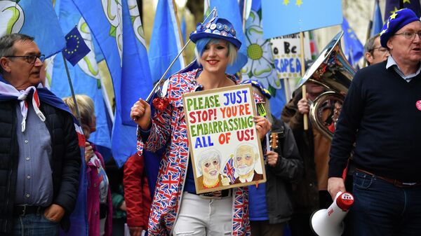 Акция против Brexit в Лондоне Акция против Brexit в Лондоне