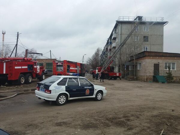 Пожар в жилом доме в городе Канске, Красноярского края. 19 апреля 2019 Пожар в жилом доме в городе Канске, Красноярского края. 19 апреля 2019