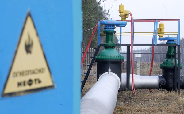 Участок нефтепровода Дружба в Мозырском районе Белоруссии Участок нефтепровода Дружба в Мозырском районе Белоруссии