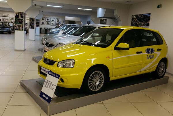 Автомобиль Lada Kalina Sport в музее прототипов АвтоВАЗ в Тольятти Автомобиль Lada Kalina Sport в музее прототипов АвтоВАЗ в Тольятти