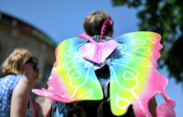 Участник гей-парада в Германии