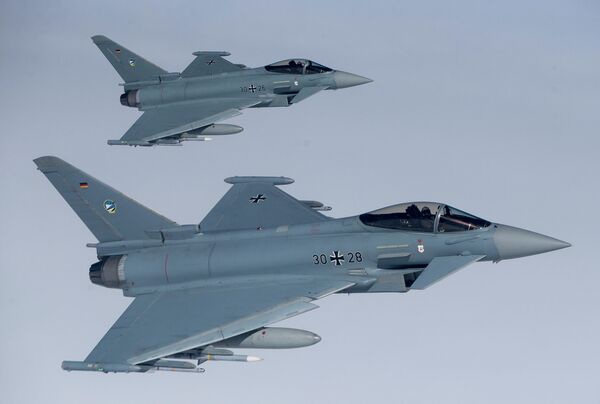 Немецкие истребители Eurofighter Typhoon Немецкие истребители Eurofighter Typhoon