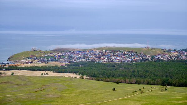 Поселок Хужир на острове Ольхон озера Байкал в Иркутской области