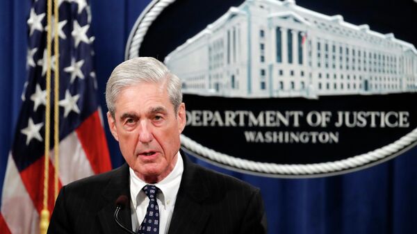 Спецпрокурор Роберт Мюллер во время выступления в Вашингтоне, США. 29 мая 2019 Спецпрокурор Роберт Мюллер во время выступления в Вашингтоне, США. 29 мая 2019