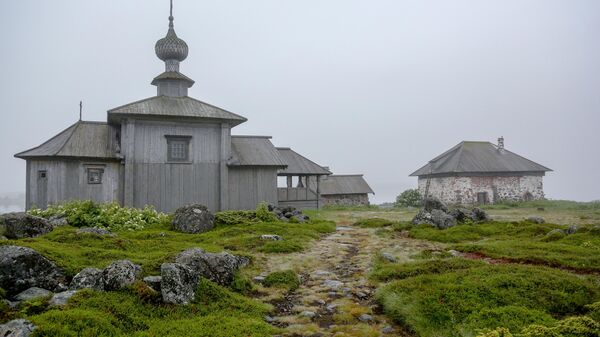 Церковь святого апостола Андрея Первозванного, построенная по указанию Петра I, на Заяцком острове Церковь святого апостола Андрея Первозванного, построенная по указанию Петра I, на Заяцком острове