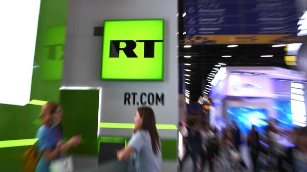 Логотип телеканала RT Логотип телеканала RT