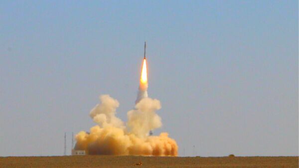 Запуск новой микроракеты-носителя Цзелун-1 с космодрома Цзюцюань в провинции Ганьсу, КНР Запуск новой микроракеты-носителя Цзелун-1 с космодрома Цзюцюань в провинции Ганьсу, КНР