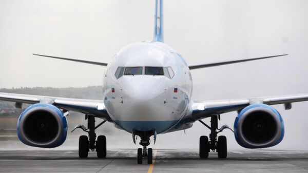 Самолет Boeing 737-800 авиакомпании Победа Самолет Boeing 737-800 авиакомпании Победа