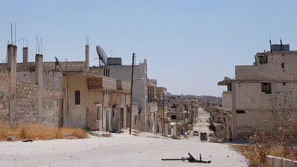 Сирийский город Хан-Шейхун в провинции Идлиб