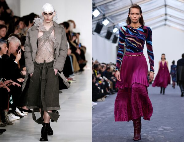 Показ коллекций одежды сезона Осень-Зима 2019/2020 Maison Margiela в Париже и Roberto Cavalli в Милане Показ коллекций одежды сезона Осень-Зима 2019/2020 Maison Margiela в Париже и Roberto Cavalli в Милане