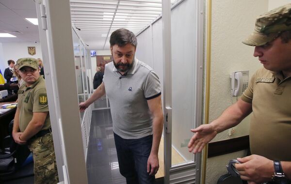 Руководитель портала РИА Новости Украина Кирилл Вышинский на заседании апелляционного суда Киева Руководитель портала РИА Новости Украина Кирилл Вышинский на заседании апелляционного суда Киева