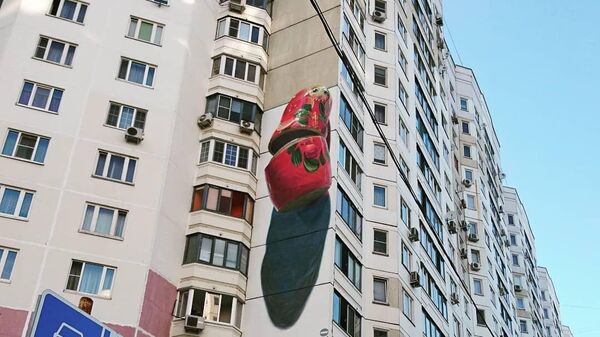 Стрит-арт фестиваль URBAN MORPHOGENESI. Матрешка Стрит-арт фестиваль URBAN MORPHOGENESI. Матрешка
