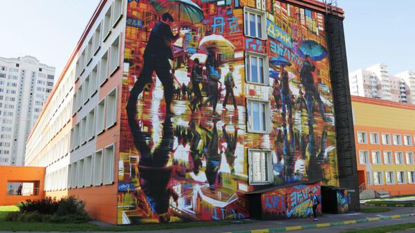 Стрит-арт фестиваль URBAN MORPHOGENESI. Художник из Англии Dan Kitchener Стрит-арт фестиваль URBAN MORPHOGENESI. Художник из Англии Dan Kitchener
