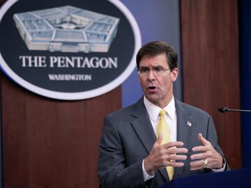 Министр обороны США Марк Эспер Министр обороны США Марк Эспер