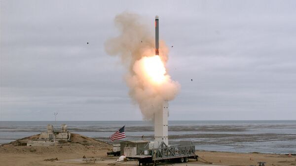 Запуск американской крылатой ракеты Запуск американской крылатой ракеты