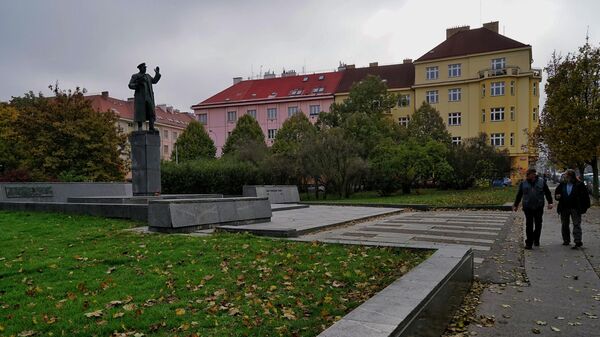 Памятник маршалу Коневу в Праге Памятник маршалу Коневу в Праге