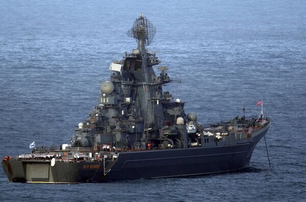 Российский крейсер Петр Великий покинул Индию Российский крейсер Петр Великий покинул Индию
