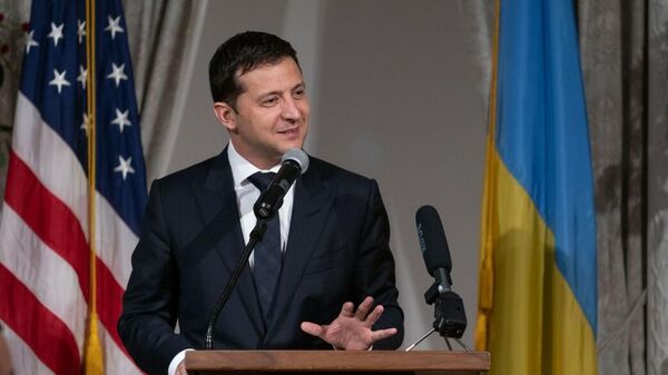 Президент Украины Владимир Зеленский во время рабочего визита в США. 24 сентября 2019 Президент Украины Владимир Зеленский во время рабочего визита в США. 24 сентября 2019