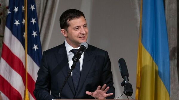 Президент Украины Владимир Зеленский во время рабочего визита в США. 24 сентября 2019 Президент Украины Владимир Зеленский во время рабочего визита в США. 24 сентября 2019