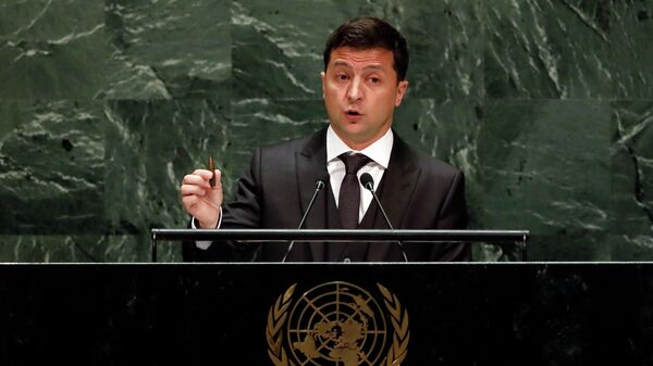 Президент Украины Владимир Зеленский на 74-й сессии Генеральной Ассамблеи ООН Президент Украины Владимир Зеленский на 74-й сессии Генеральной Ассамблеи ООН