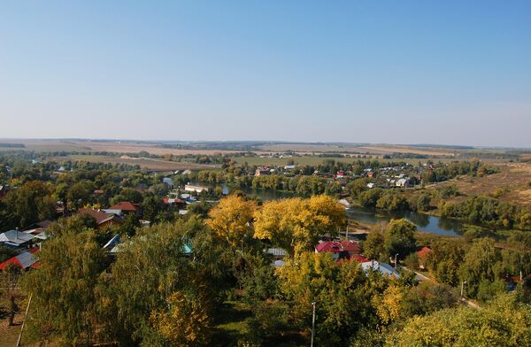 Вид на Зарайск, Россия Вид на Зарайск, Россия