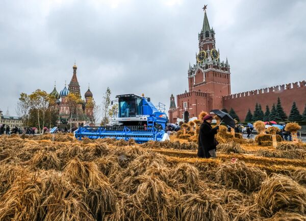 Фестиваль Золотая осень на Красной площади в Москве Фестиваль Золотая осень на Красной площади в Москве