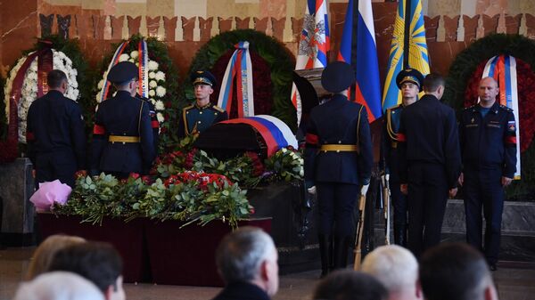 Церемония прощания с летчиком-космонавтом СССР, дважды Героем Советского Союза генерал-майором авиации Алексеем Леоновым Церемония прощания с летчиком-космонавтом СССР, дважды Героем Советского Союза генерал-майором авиации Алексеем Леоновым