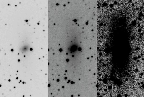 Карликовая галактика-спутник на окраине спиральной галактики NGC 7331 Карликовая галактика-спутник на окраине спиральной галактики NGC 7331