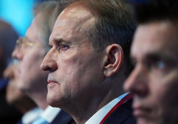 Глава политического совета украинской партии Оппозиционная платформа - За жизнь Виктор Медведчук Глава политического совета украинской партии Оппозиционная платформа - За жизнь Виктор Медведчук