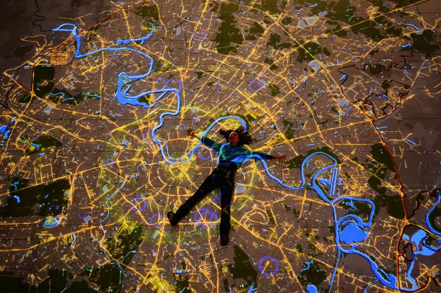 Открытие зала Интерактивной карты Москвы Открытие зала Интерактивной карты Москвы